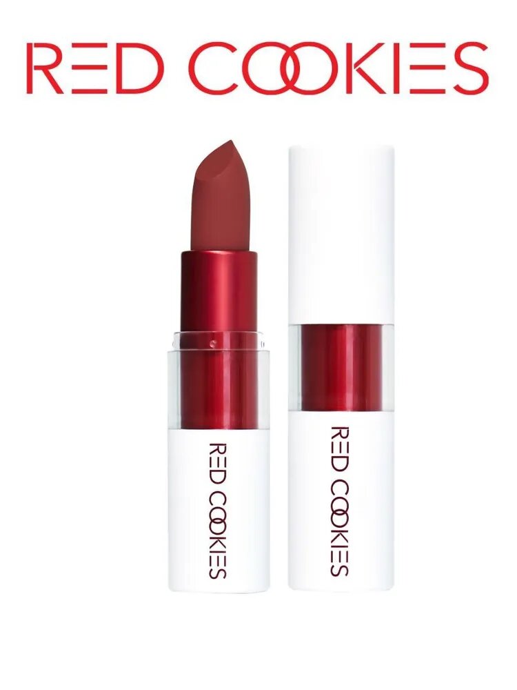RED COOKIES Губная помада Marshmallow Powder Lipstick A1 Twenteen Red красный