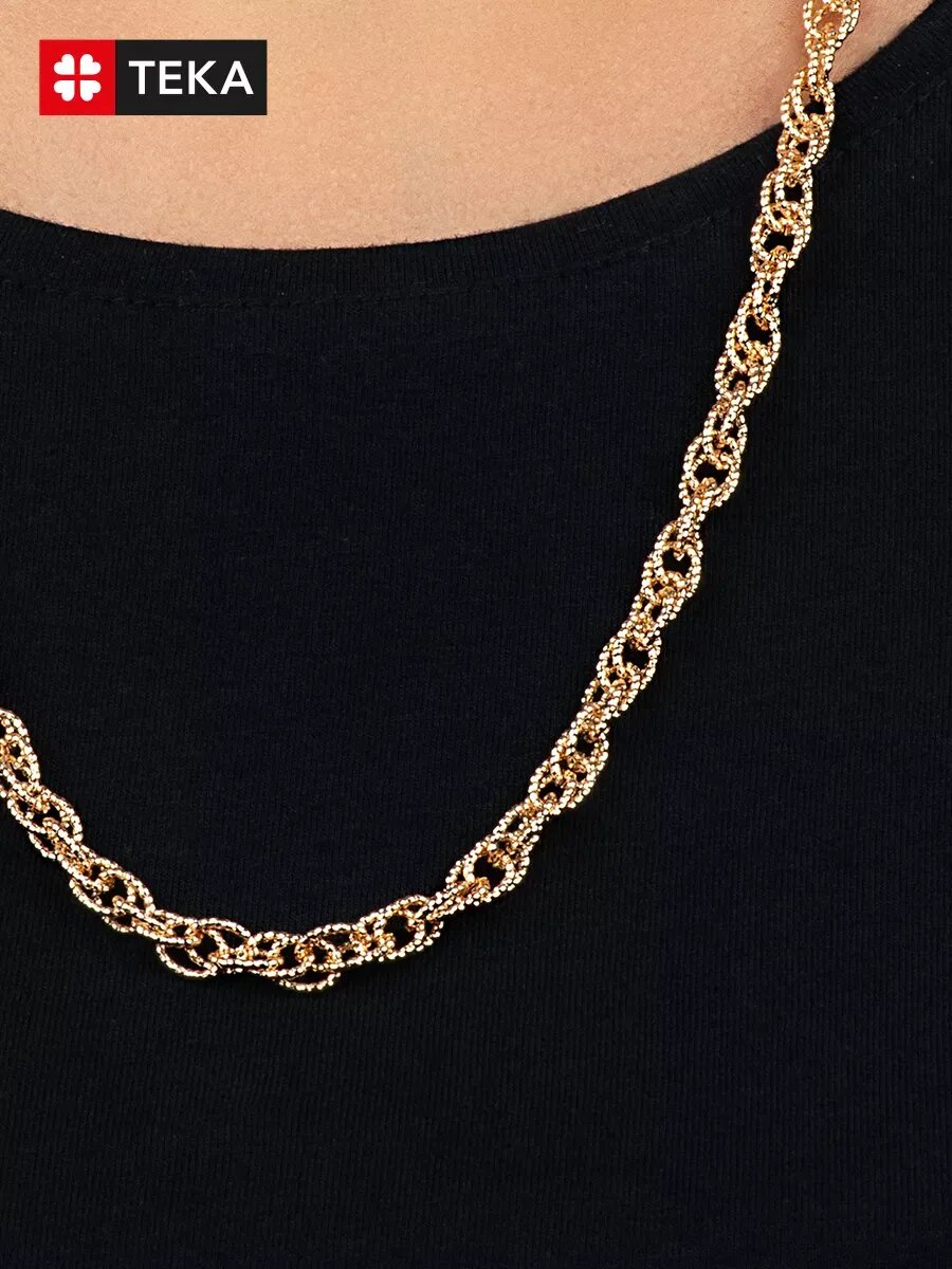 Цепь TEKA, длина 60 см, золотой — фото 1