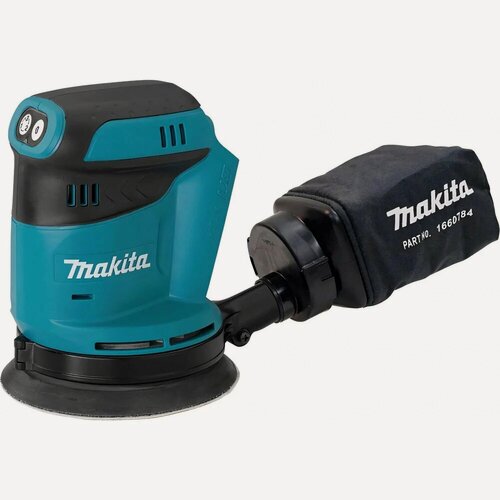 Изображение товара Эксцентриковая шлифмашина Makita LXT DBO180Z без аккумулятора, 7000-11000 об/мин, 125 мм, профессиональная, бесщеточный