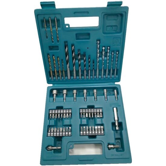 Набор насадок Makita Basic E-11829, сталь, 60 предметов, в кейсе