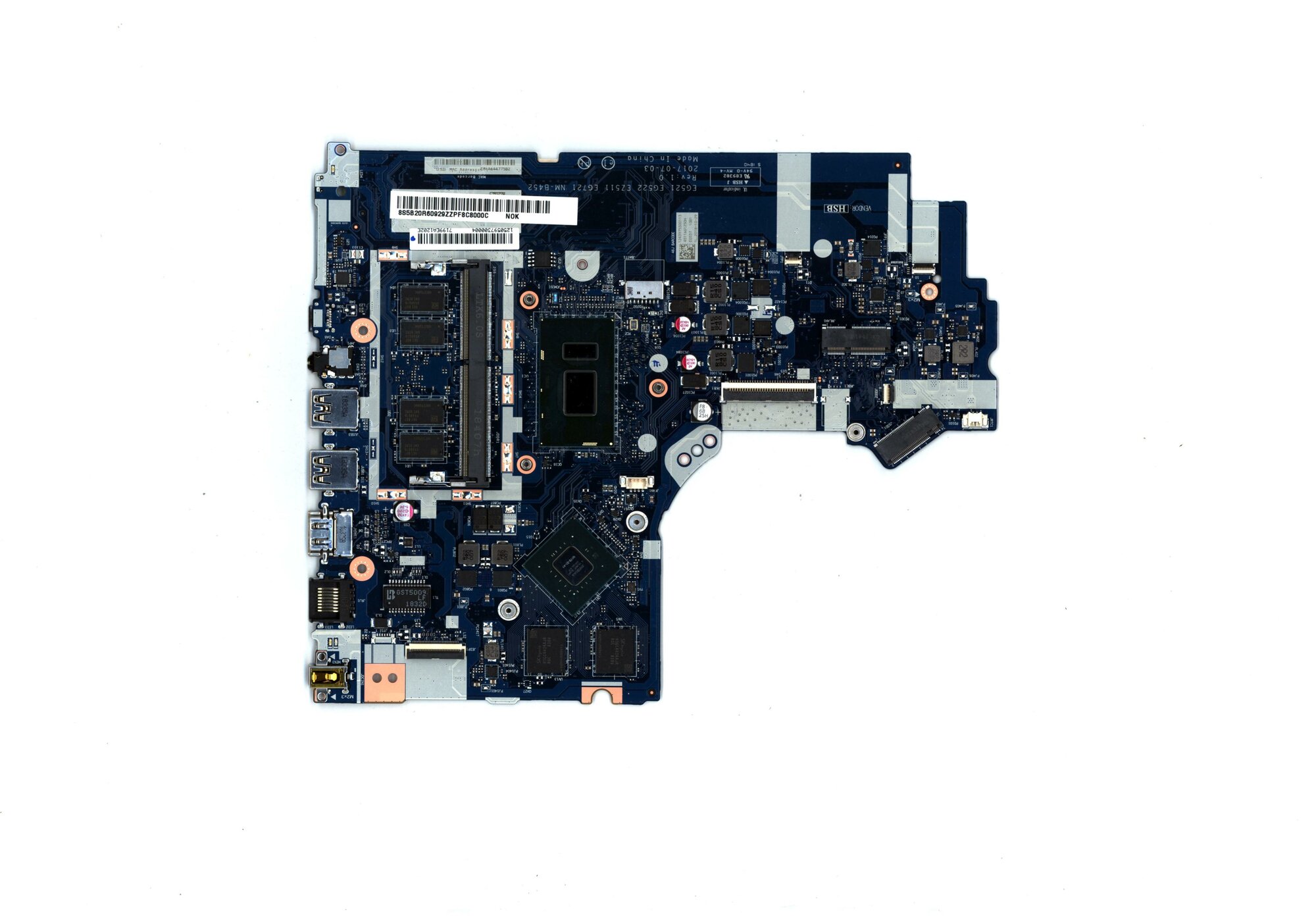 Материнская плата для ноутбука Lenovo ideapad 330-15IKB NM-B45 Intel core i3-8130U MX150 2G 4G OP NOK (5B20R60929), оригинал