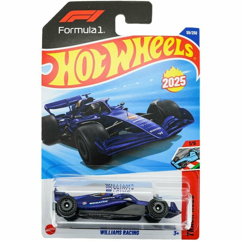 Машинка Mattel Hot Wheels 2025 C4982-Williams Racing