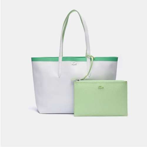 Сумка тоут LACOSTE 2 шт фактура зернистая белый 14890₽