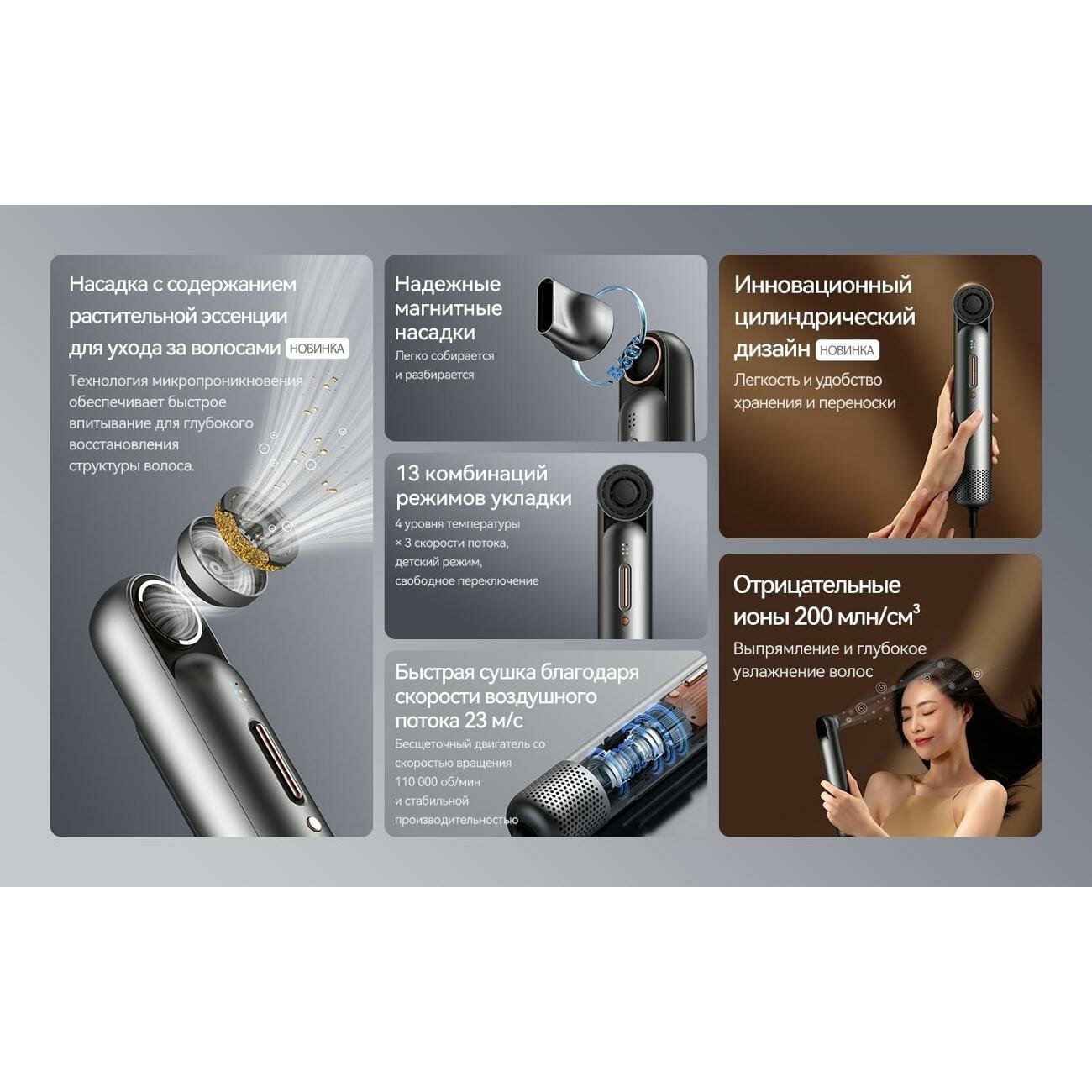 Фен Deerma DEM-CF52W — фото 1