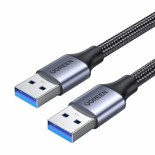 Кабель Ugreen US373-80791 USB-A 3.0 (M) to USB-A 3.0 (M), 2м, Black