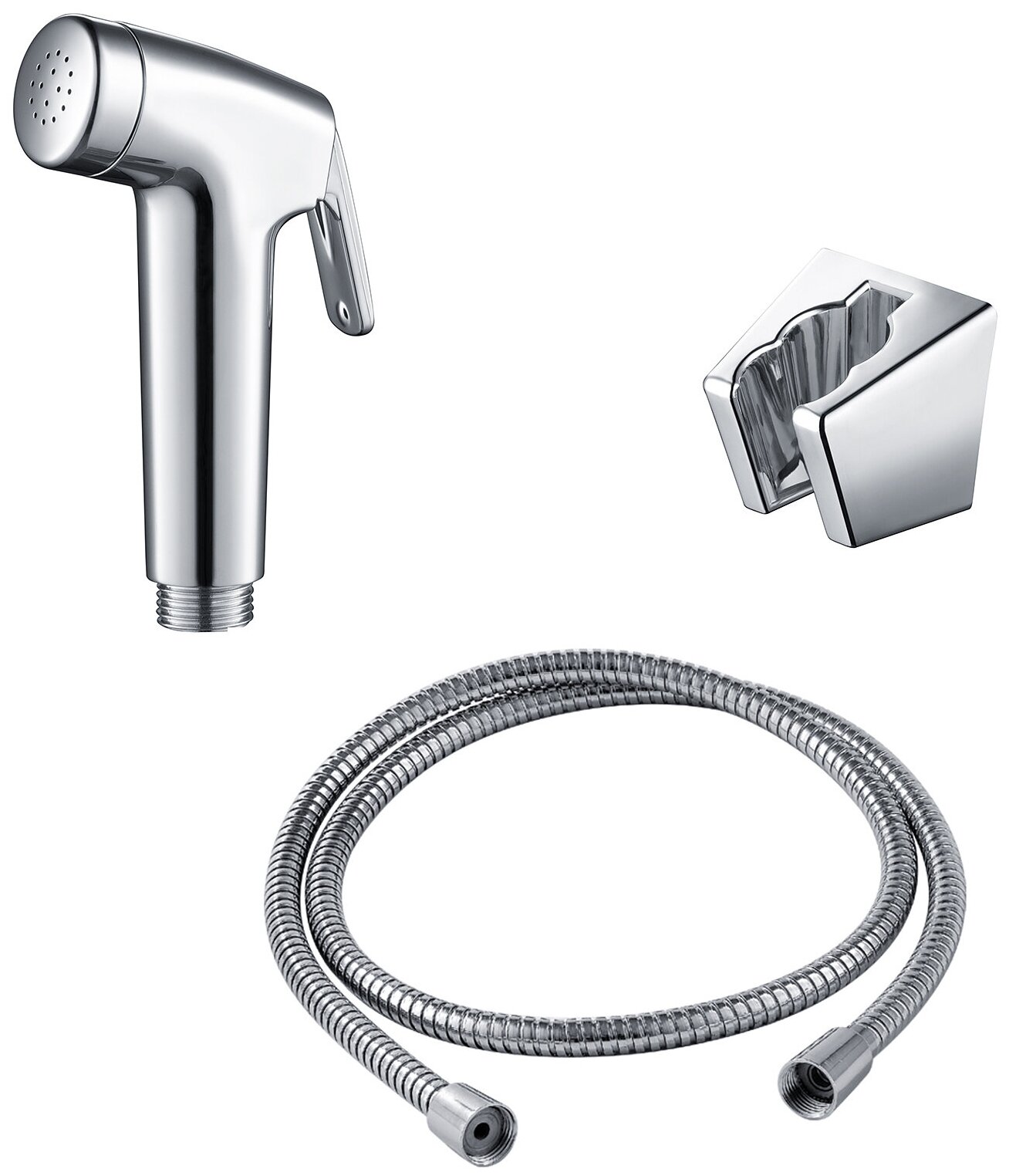 Timo Гигиенический душ Timo SG-3052 chrome со шлангом и держателем хром