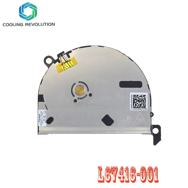 Вентилятор охлаждения процессора ноутбука EG70030S1-C090-S9A DC5V 2,25 Вт 4 контакта для HP Elite X2 G4 HNS-C04C L67416-001