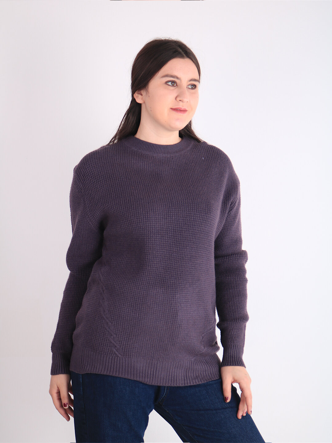 Свитер размер One Size, , пурпурный — фото 1