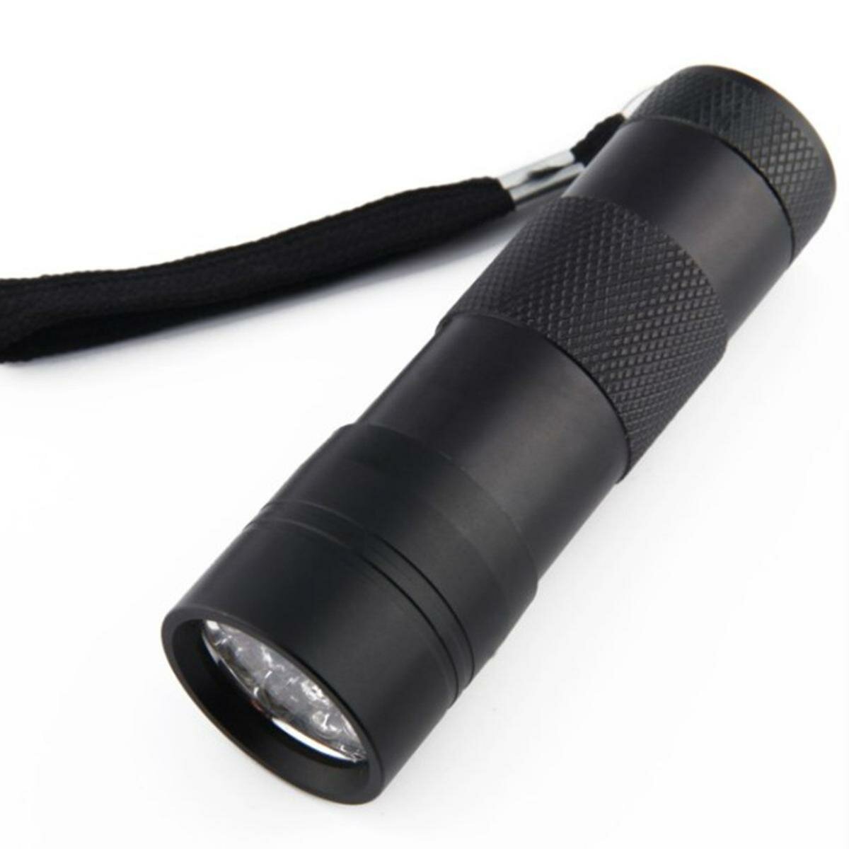 MA 12 LED UV Torch Light 395nm Многофункциональный мини портативный ультрафиолетовый фонарик-черный