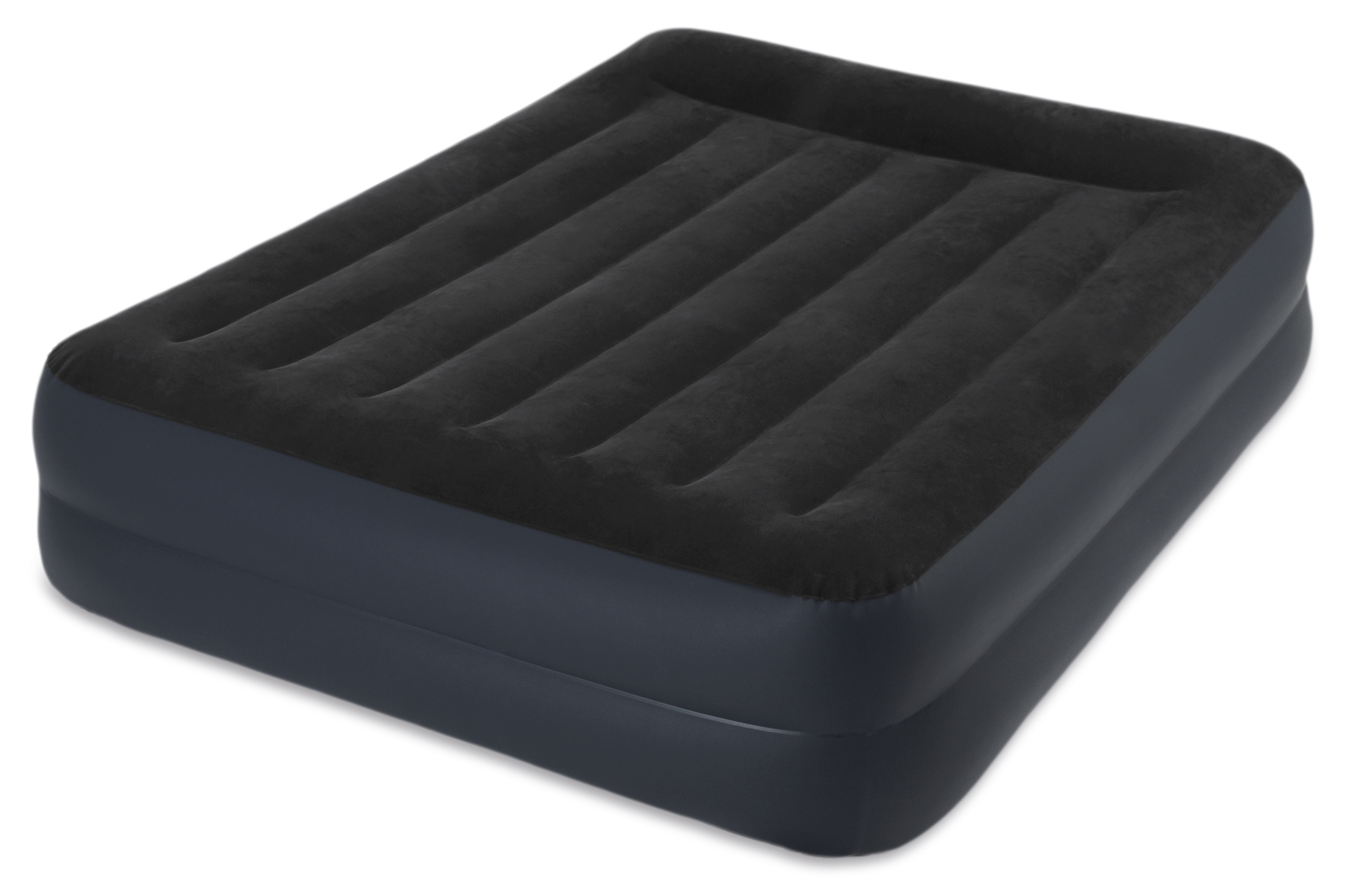 Кровать надувная со встроенным насосом Intex Pillow Rest 152*203*42см 64124