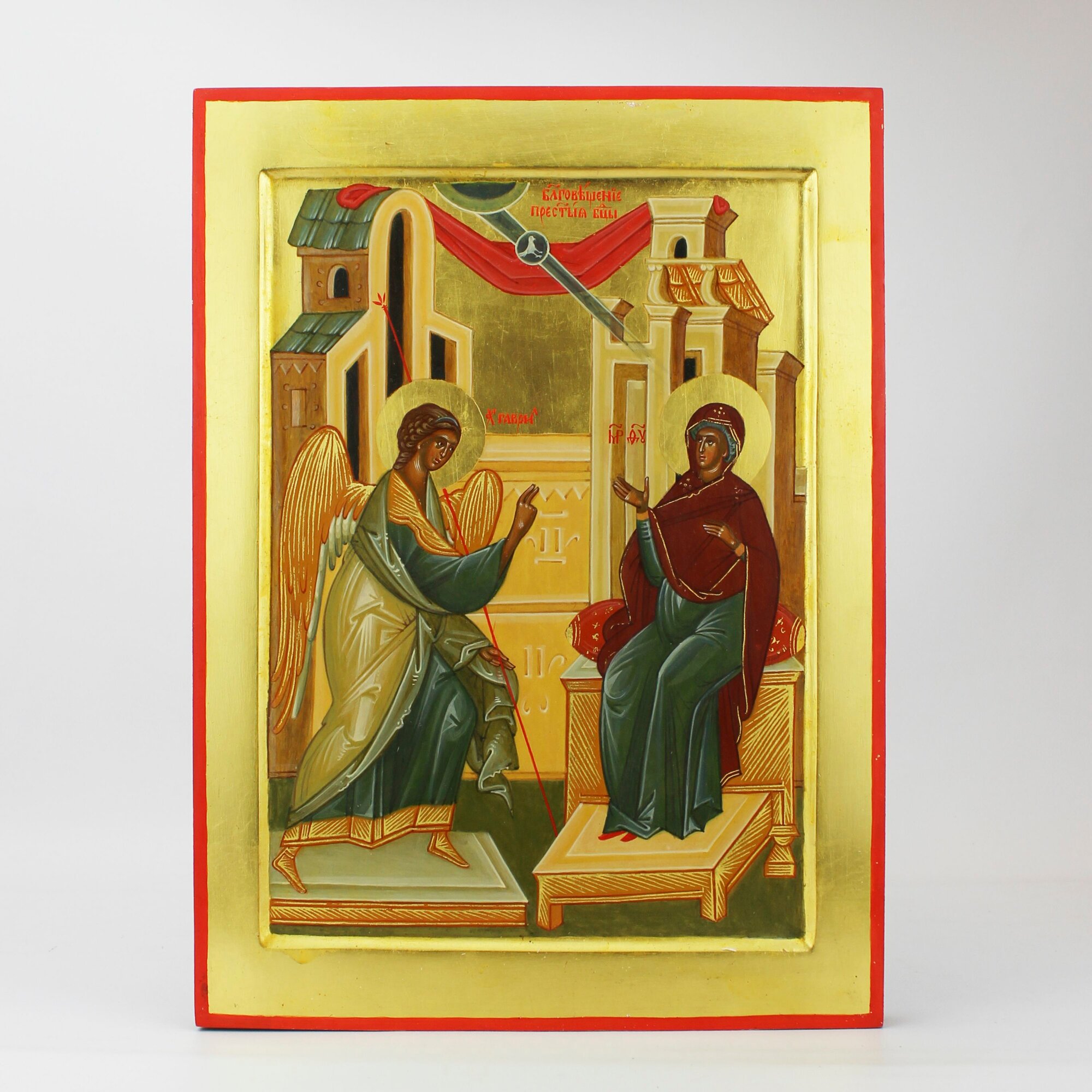 Благовещение Пресвятой Богородицы / Икона рукописная 30*40 см.