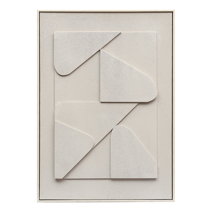 Панно декоративное 50х70 см с эффектом 3D Minimalism Triangle для интерьера Bergenson Bjorn BB0000960