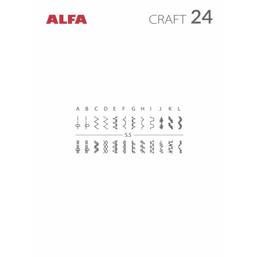 Швейная машина ALFA CRAFT 24 12300₽