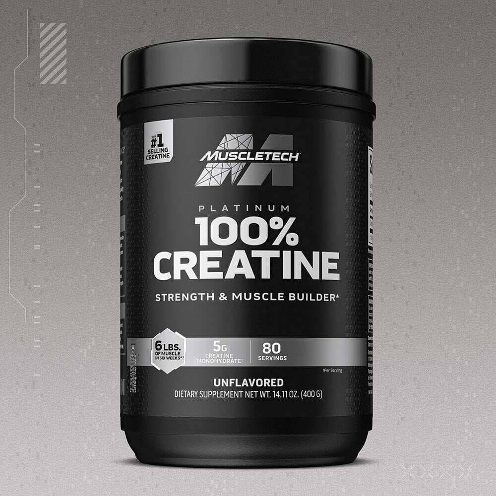 Креатин моногидрат Muscletech Creatine Platinum Pure, 400 г, 80 порций, для мышечного роста