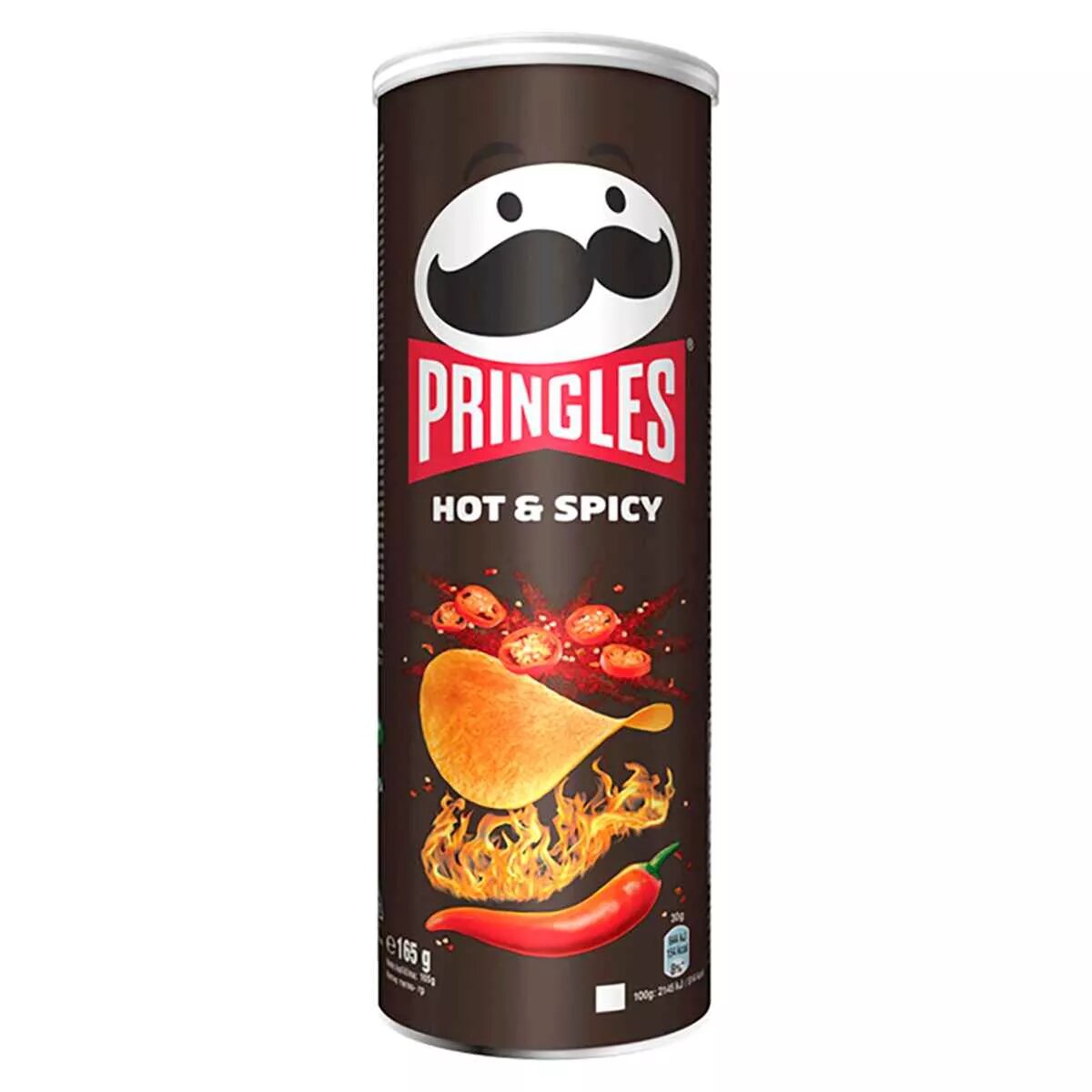 Чипсы картофельные Pringles Hot & Spicy, с вкусом острого перца 165г (Европа)