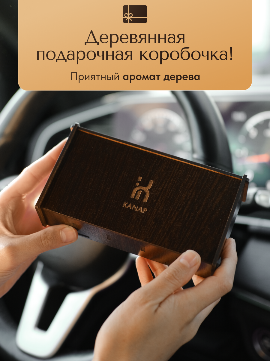 Ароматизатор для автомобиля, автопарфюм, вонючка, подарочный набор 5 шт — фото 1
