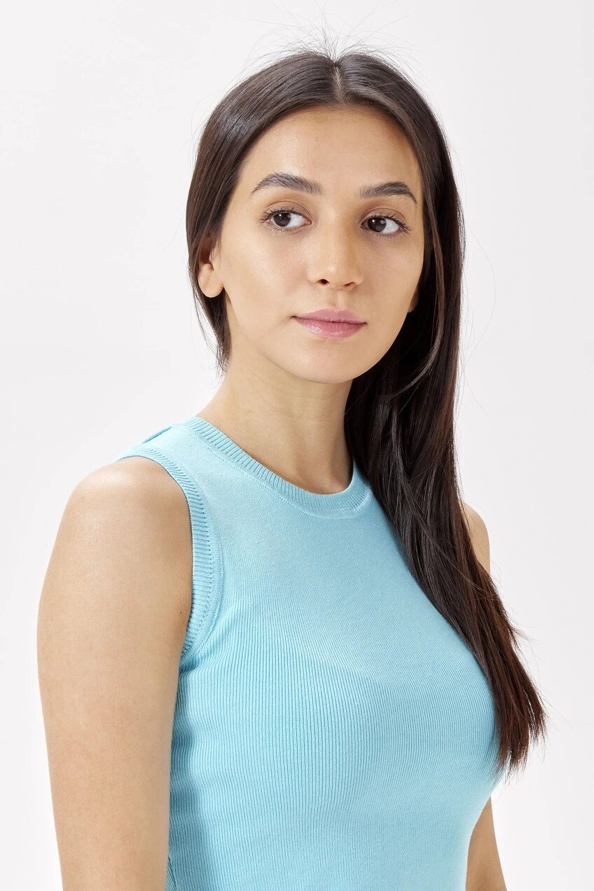 Топ Selfie, размер M, голубой — фото 1