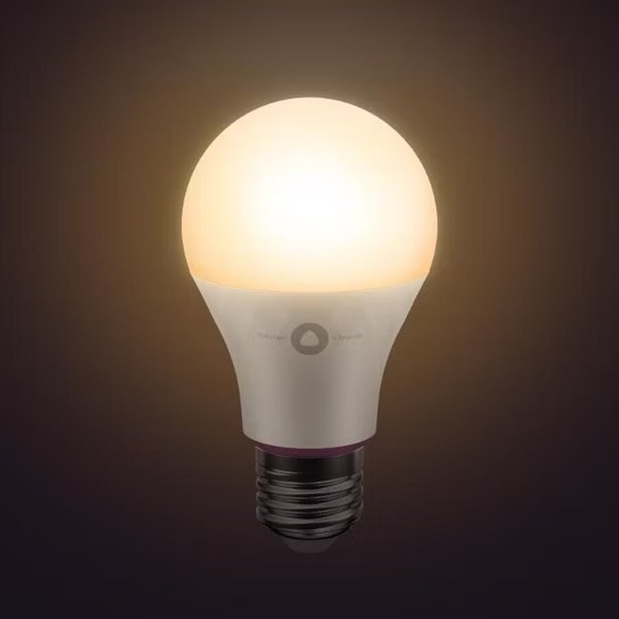 Умная лампочка Яндекса E27, A60, 8Вт, Wi-Fi, работает с Алисой (YNDX-00501) — фото 1