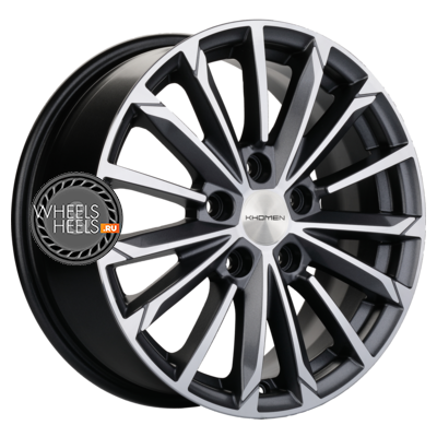 Khomen Wheels KHW1611 (Huyndai/Kia) 16x6.5 5x114.3 et43 dia67.1 Gray-FP