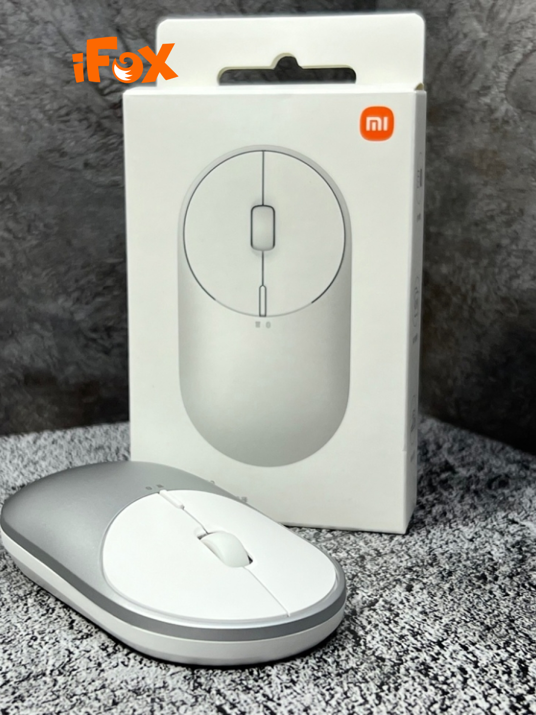 Мышь Xiaomi Mi Portable Mouse, беспородная, оптическая, для левой и правой руки, 4000DPI — фото 1