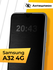 Стекло Антишпион для Samsung Galaxy A32 4G / Закаленное приватное...