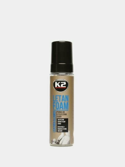 Пенный очиститель кожи салона автомобиля K2 LETAN FOAM 200ml
