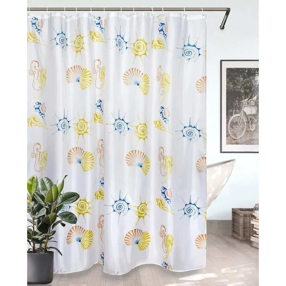 Bath Plus Штора для ванной Scallop ch1351