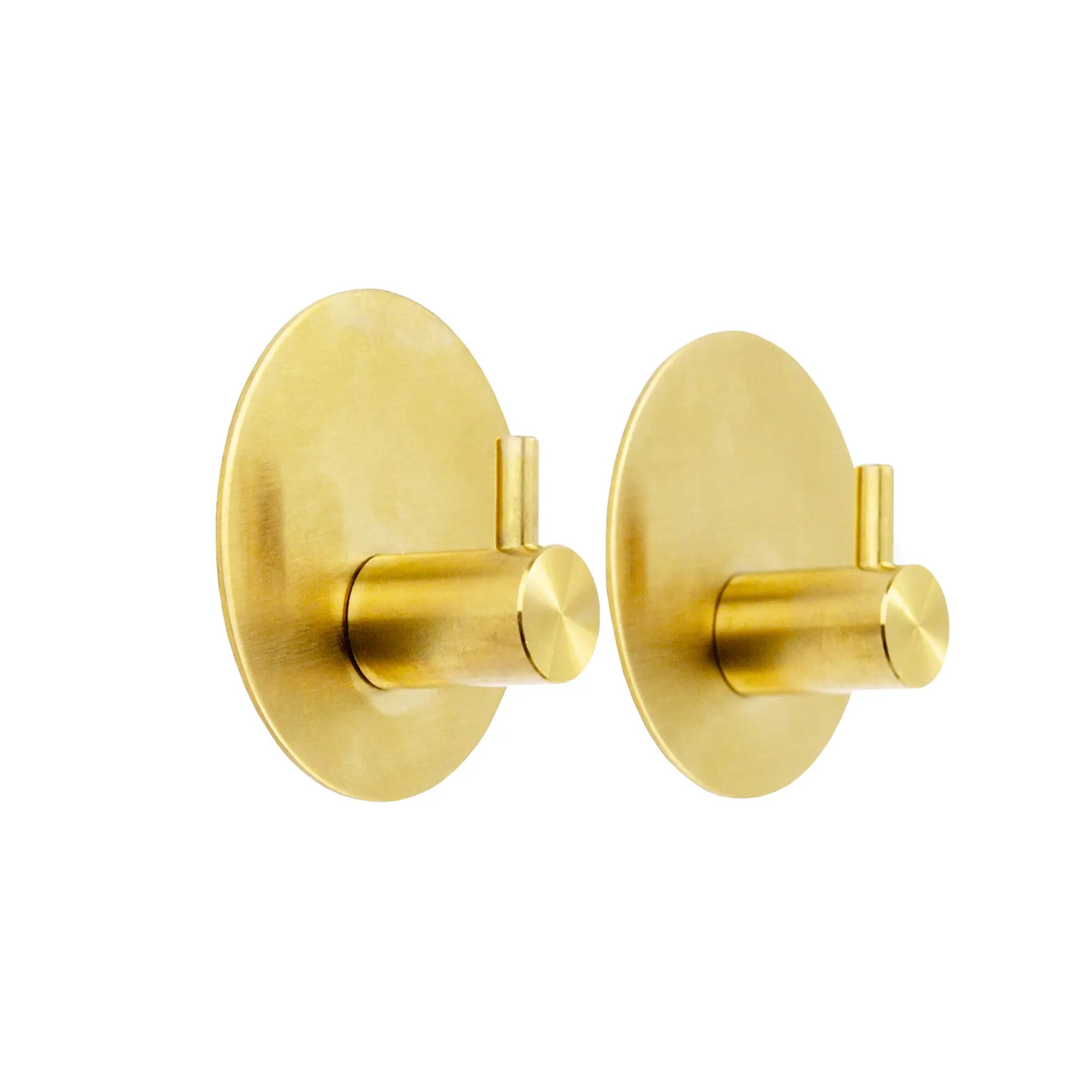 Крючок самоклеящийся Bath Plus KM025 металлический цвет золото 2 шт.