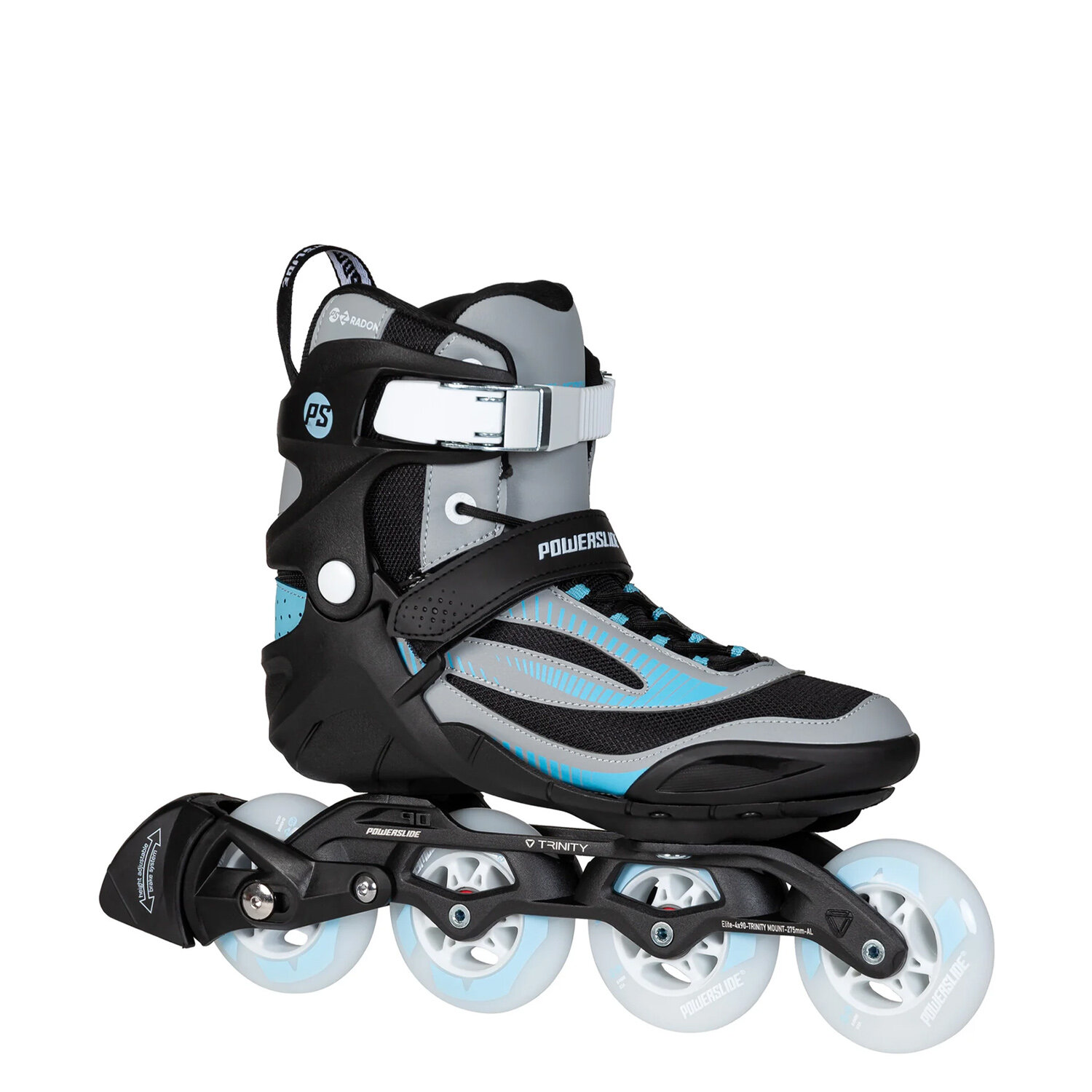 Картинки Роликовые коньки Powerslide Phuzion Radon 84 Black/Grey/Blue (EUR:38)