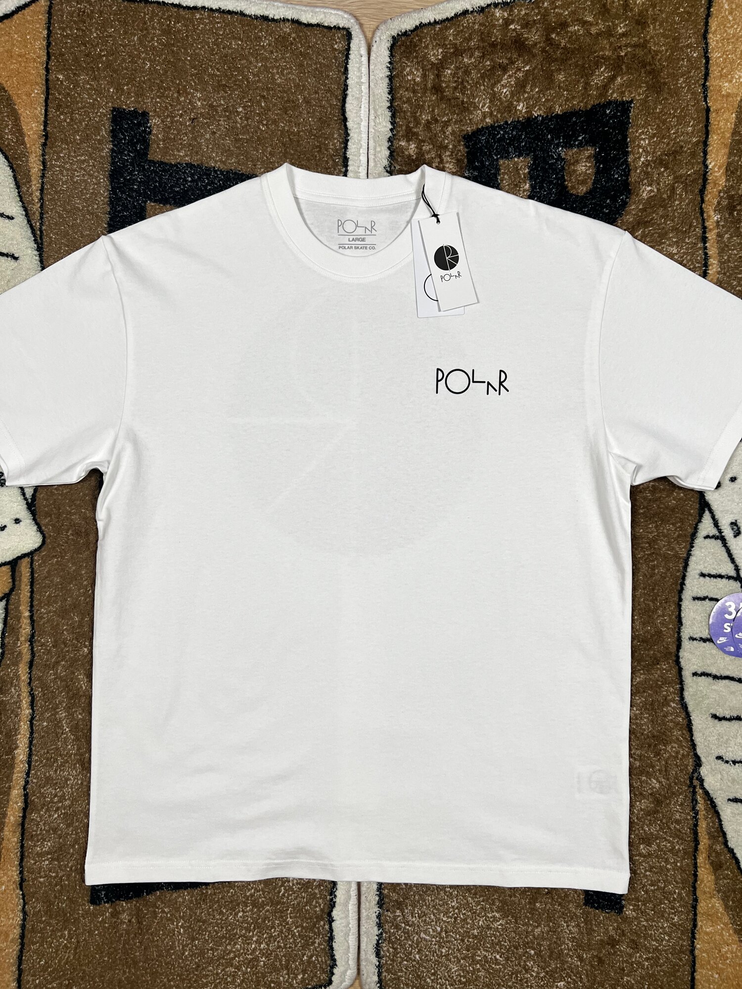 Футболка Polar Skate РOLAR CКAТЕ СО. TEE BLACK, размер M, белый