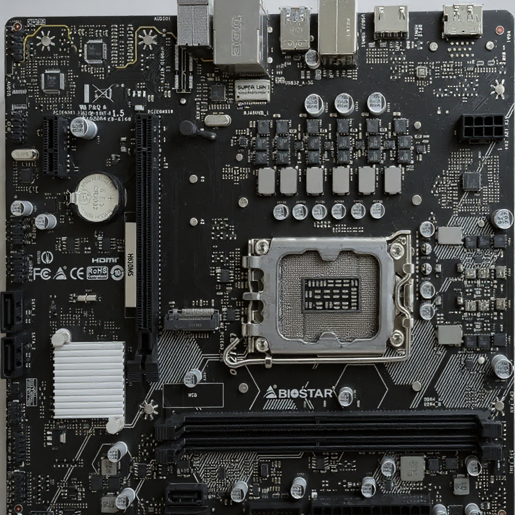 Материнская плата Biostar H610MS Soc-1700 Intel H610 2xDDR4 mATX AC`97 8ch(7.1) GbLAN RAID+HDMI+DP