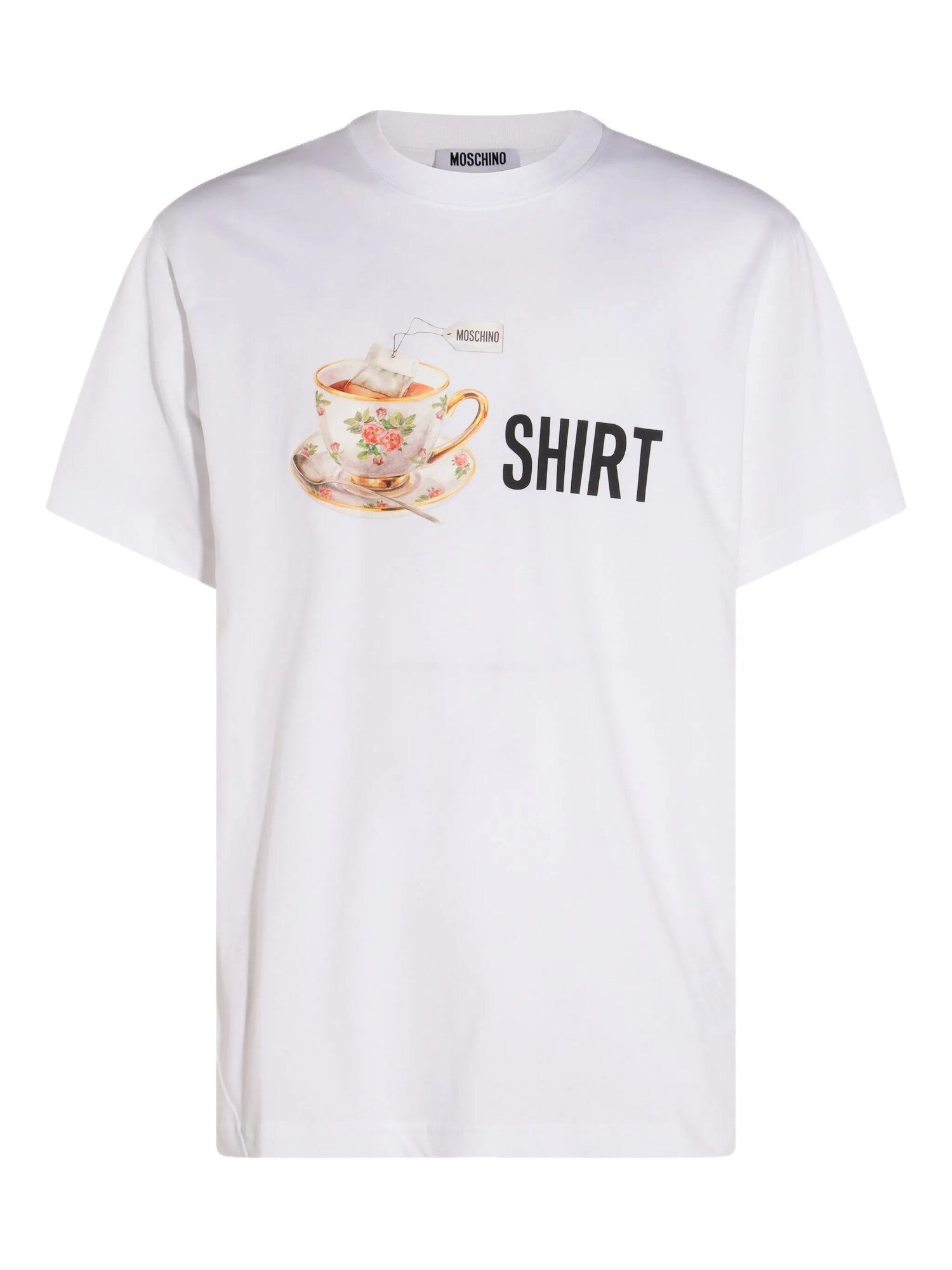 Футболка MOSCHINO, размер 54, белый
