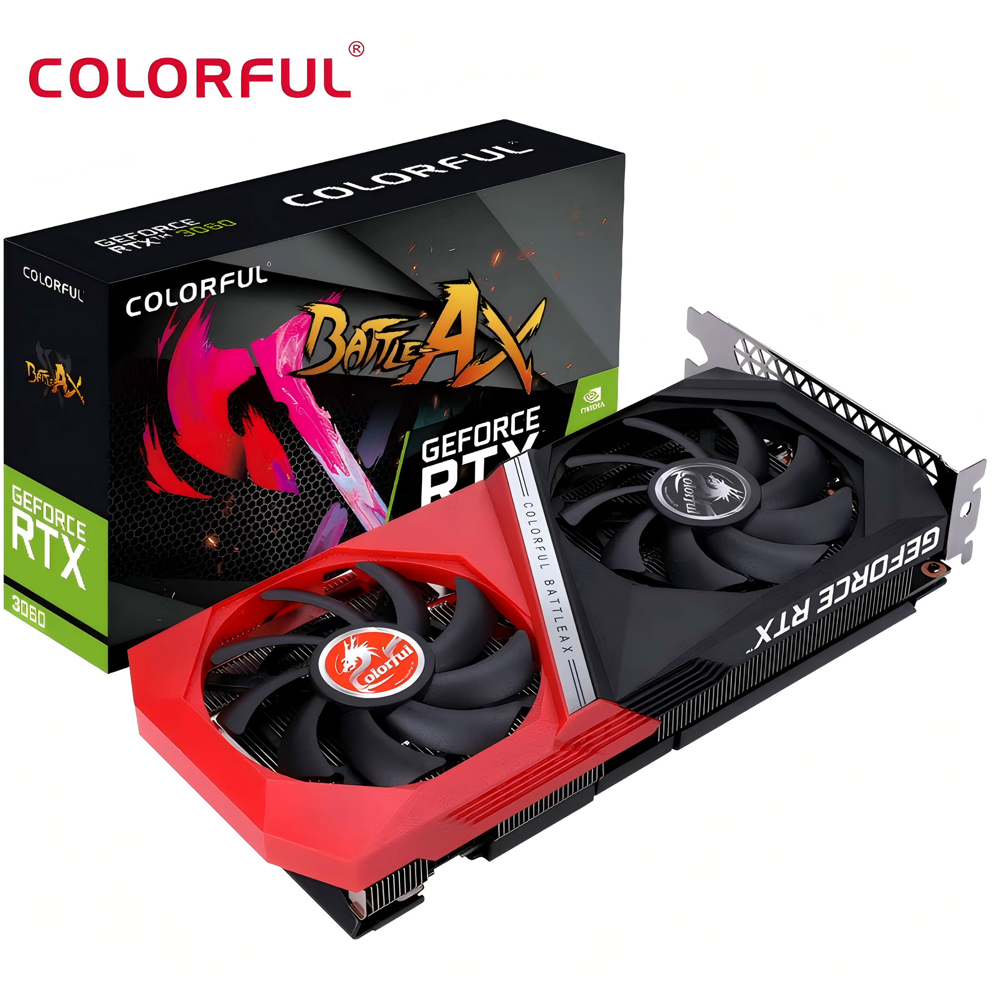 Видеокарта Colorful GeForce RTX 3060 NB DUO 12G V2 L-V, Трассировка лучей, Nvidia DLSS