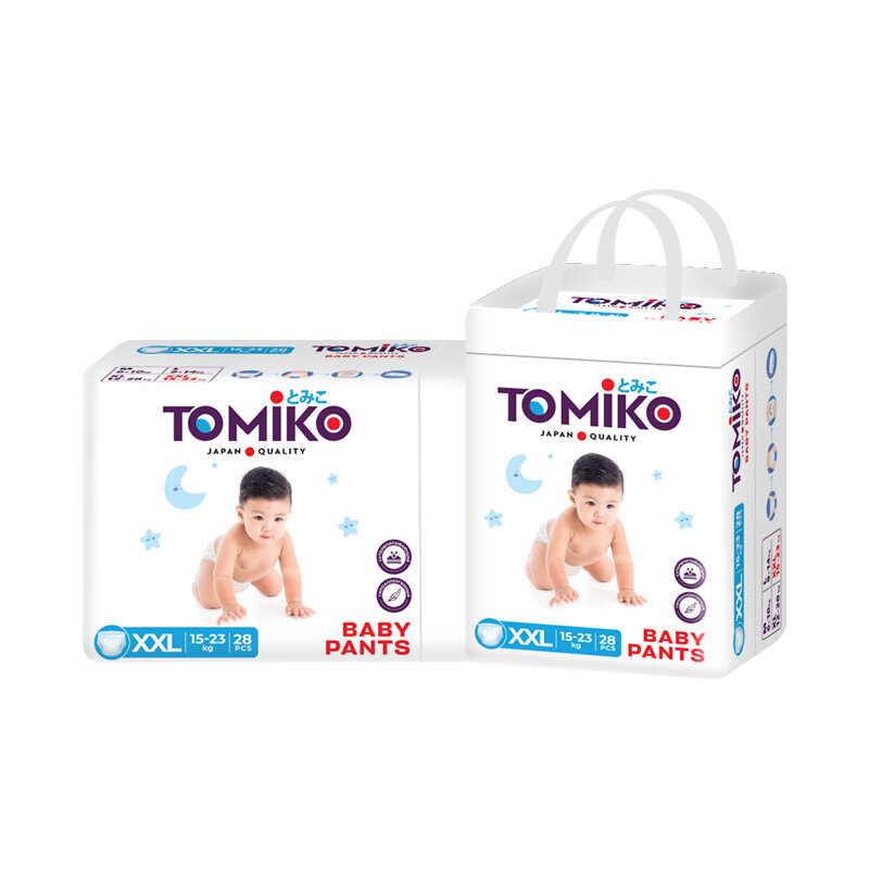 Подгузники Tomiko Premium Soft XXL, для малышей от 17+кг, 38шт