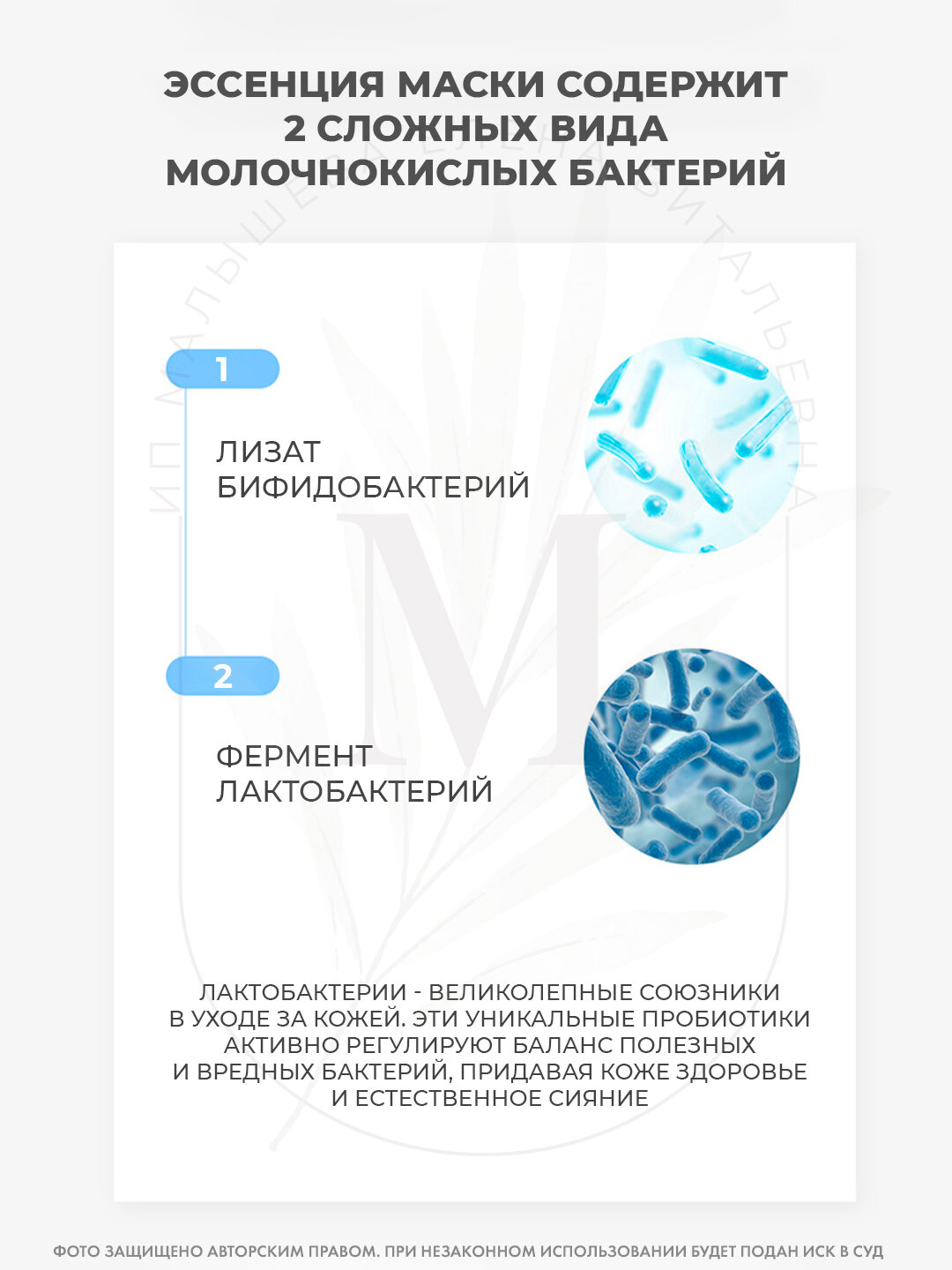 Mixsoon Набор масок для лица с лизатом бифидобактерий Bifida Mask Pack, Корея 5 штук — фото 1