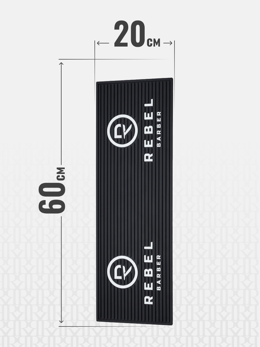 Резиновый коврик для инструментов REBEL BARBER Small, 33х22 см — фото 1