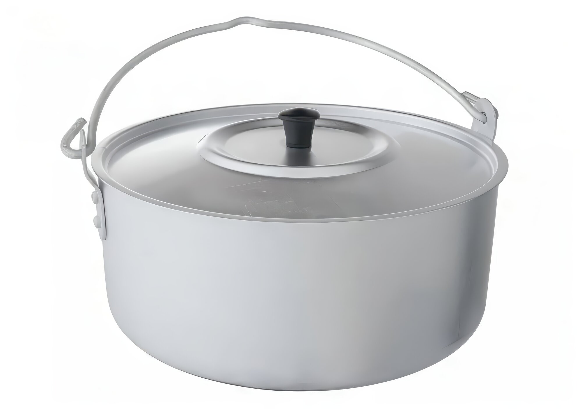 Котелок Scovo 6 литров походный из прочного алюминия серебристый