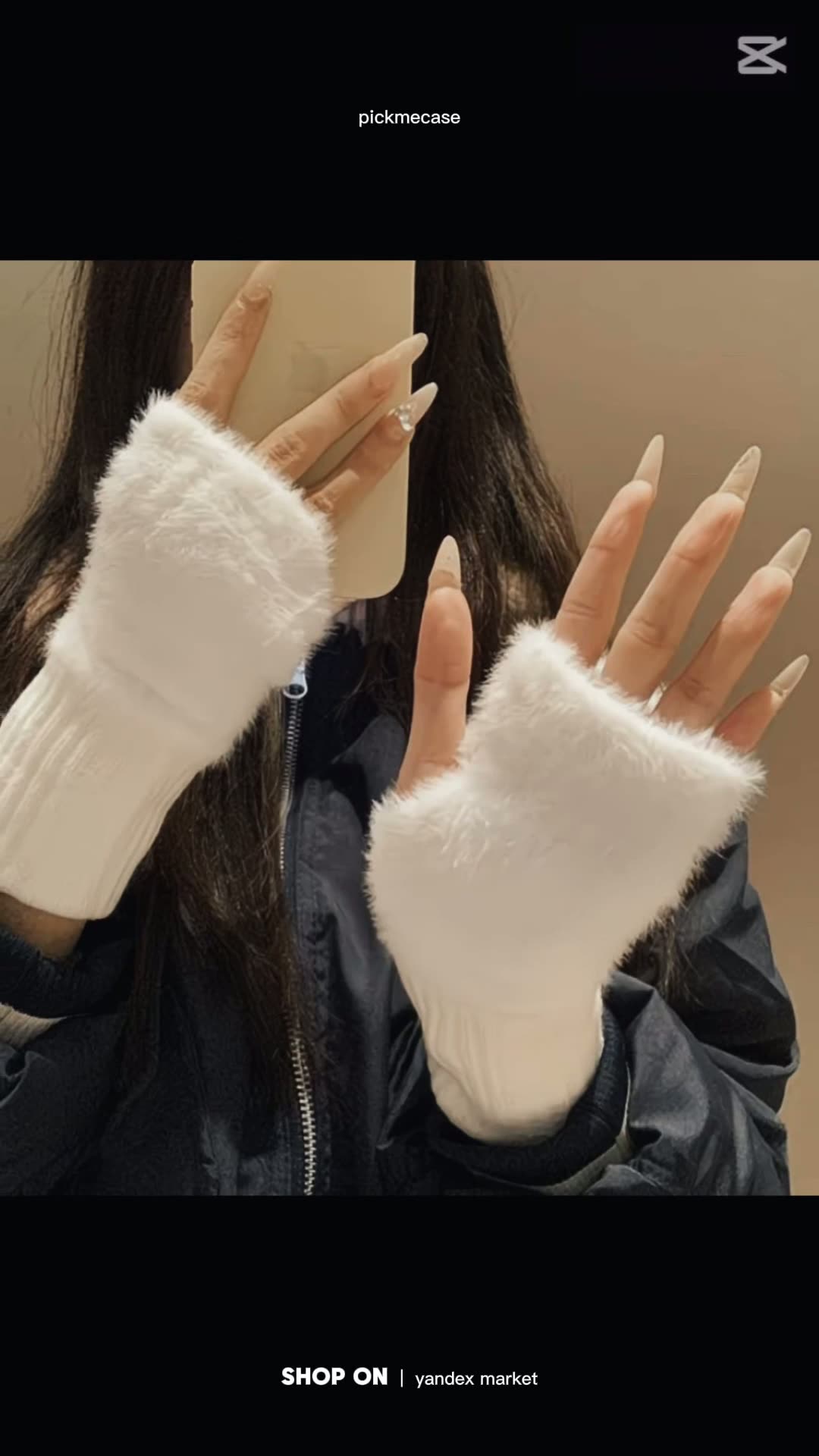 Варежки  для девочек и женщин, размер 18-20, 00122 розовый — фото 1