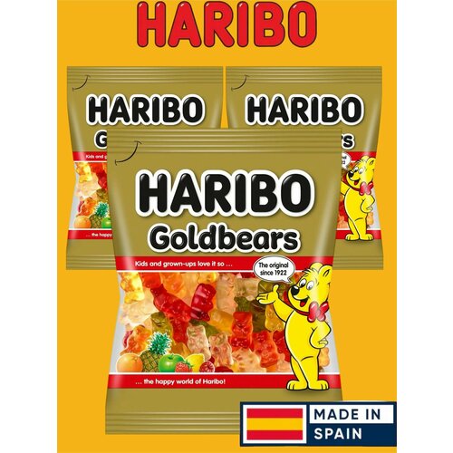 фото Жевательный мармелад haribo золотые мишки, 3шт по 100 г