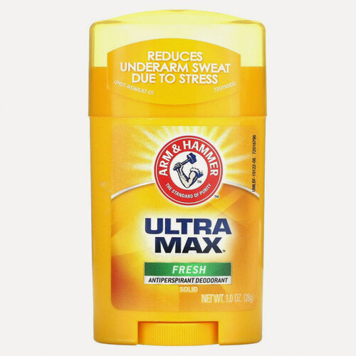 Изображение товара Дезодорант Arm&Hammer UltraMax Fresh, антиперспирант, твердый, мужской, 48ч
