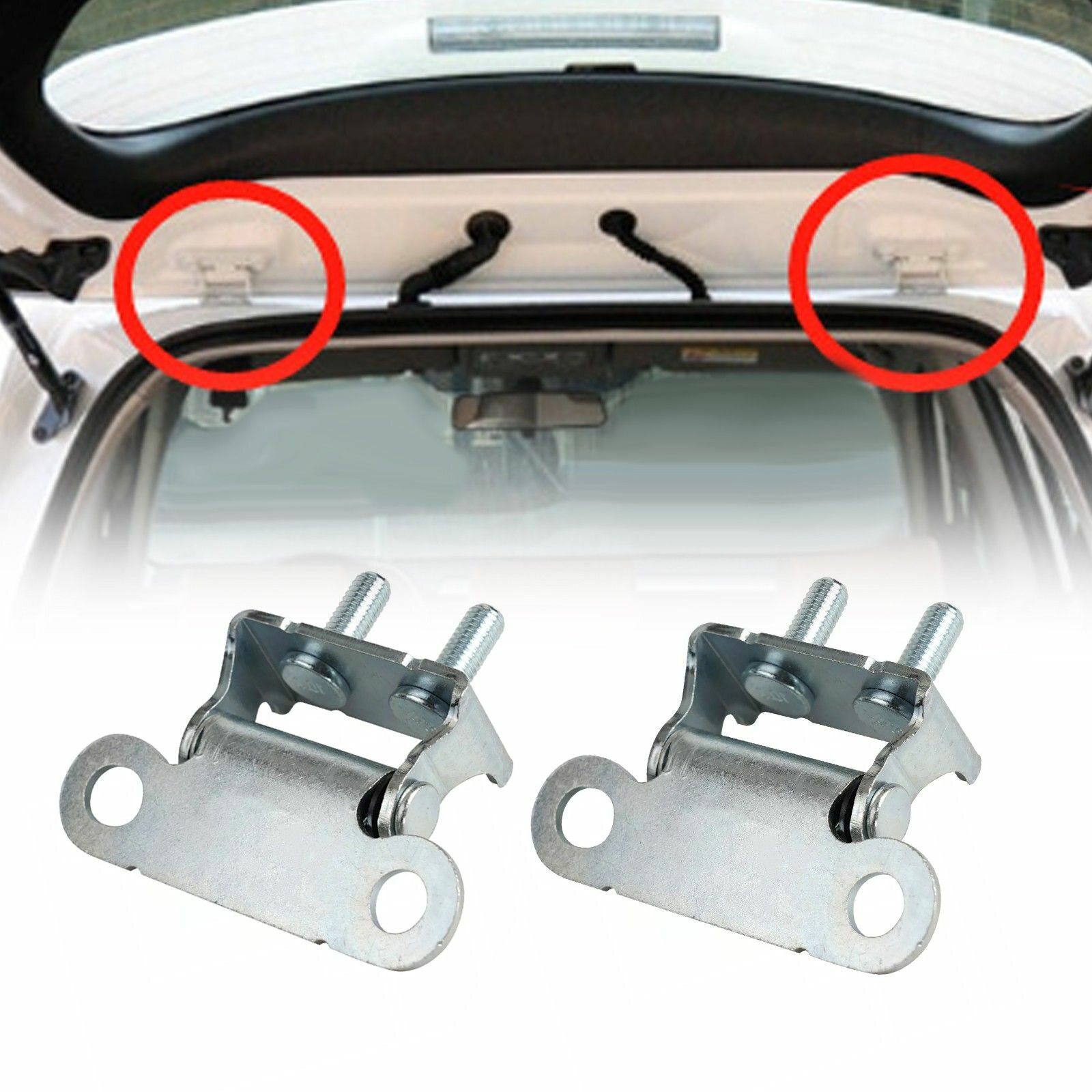 Петля двери багажника для Toyota RAV4 13-18 правая или левая 68810-0R010 — комплект 2 шт, металл, прямая замена