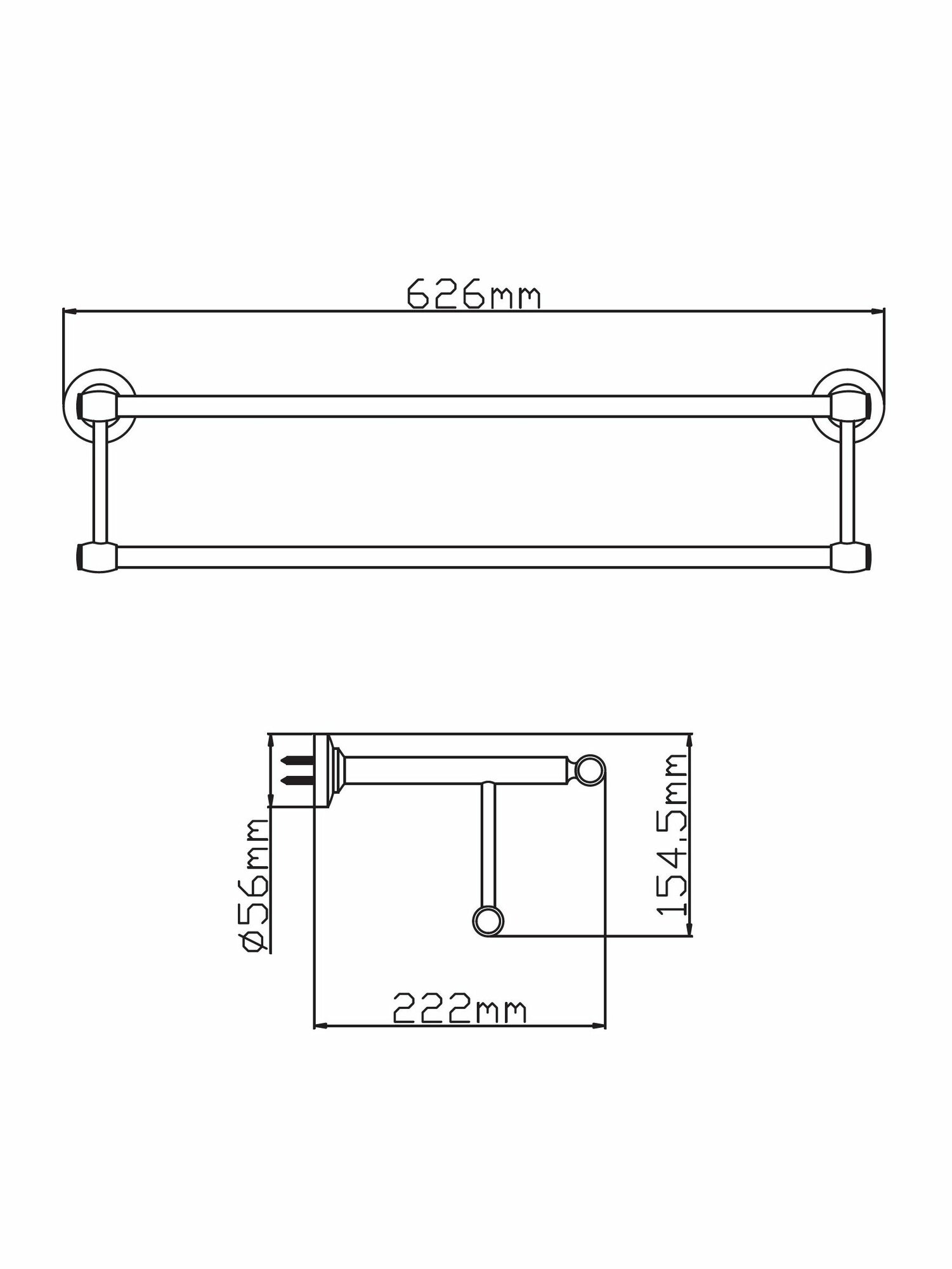 Полка для полотенец — фото 1
