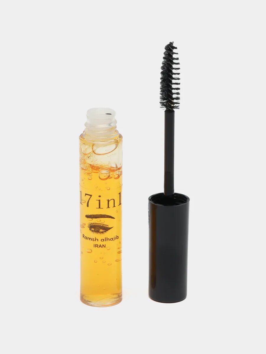 Масляная сыворотка для роста бровей и ресниц Ramsh Alhajib, комплекс трав 17 в 1