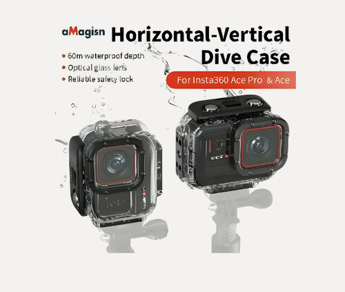 Изображение товара Horizontal-vertica Dive Case для Insta360 Ace Pro 2 Аквабокс