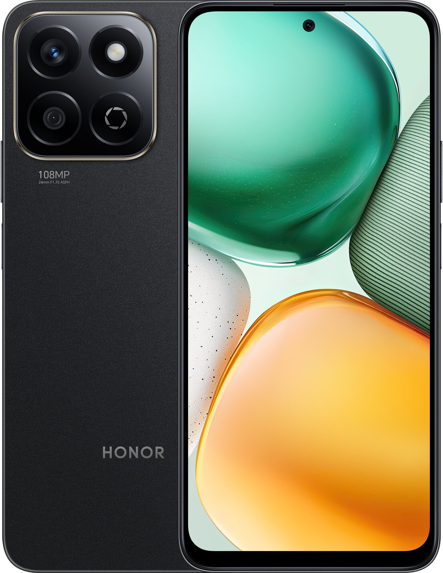 Смартфон HONOR X7с  6/128 ГБ Global для РФ, Dual nano SIM, черный