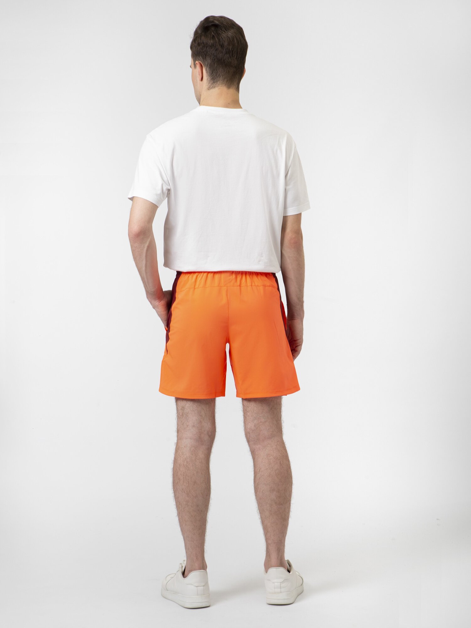 Шорты спортивные Reebok running, размер L, оранжевый — фото 1