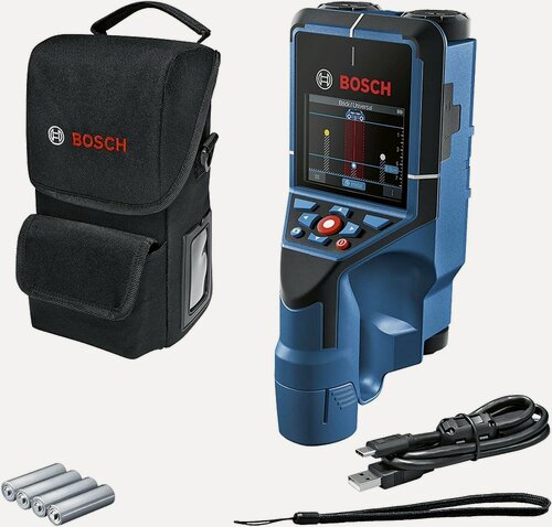 Изображение товара Настенный сканер Bosch D-Tect 200 C (сумка; адаптер под 4xAA)
