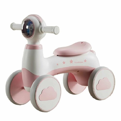 Детский беговел четырехколесный 53 х 31 х 43 см машинка каталка для детей со светом и звуком 3279₽