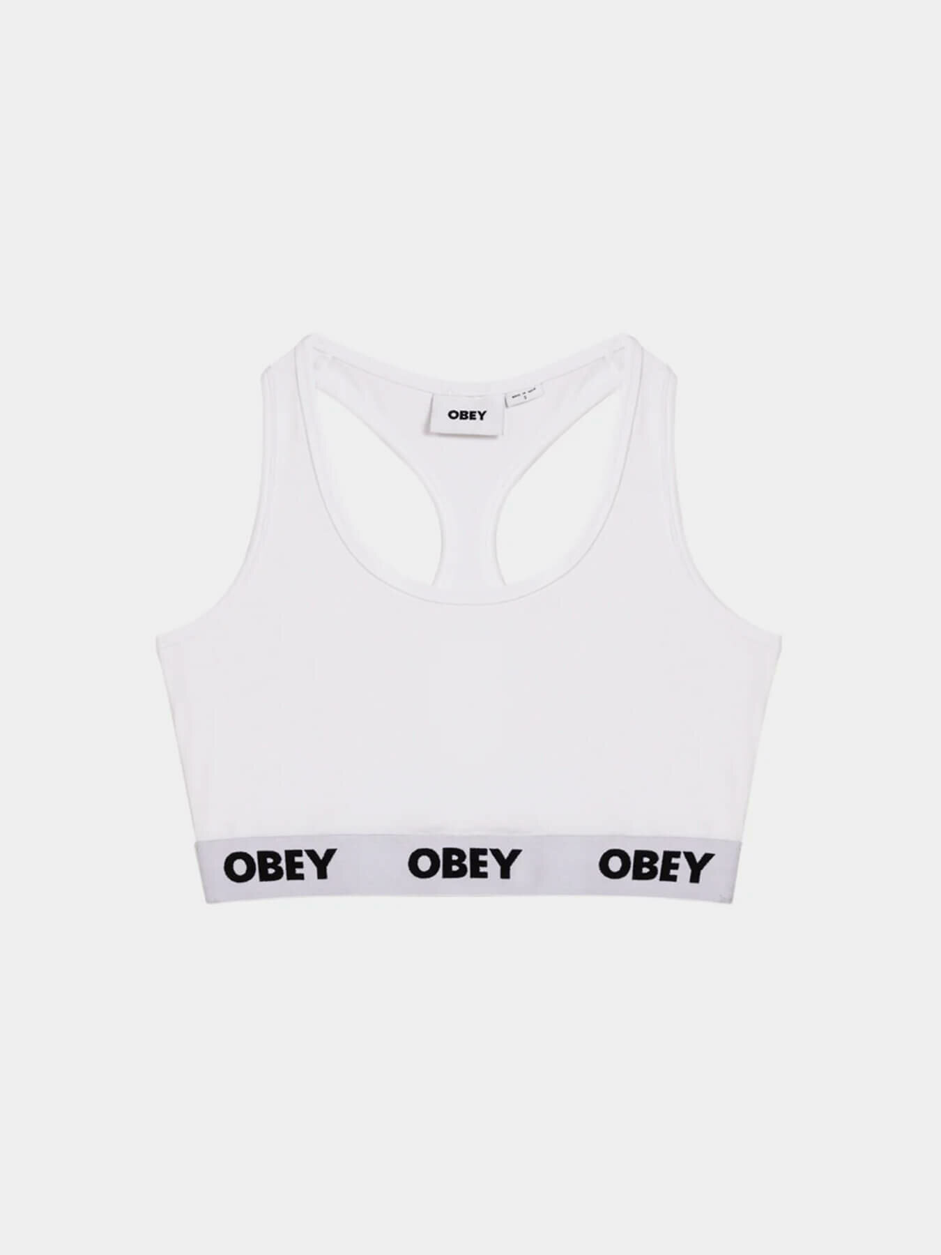 Топ OBEY BRALETTE 2, размер M, белый