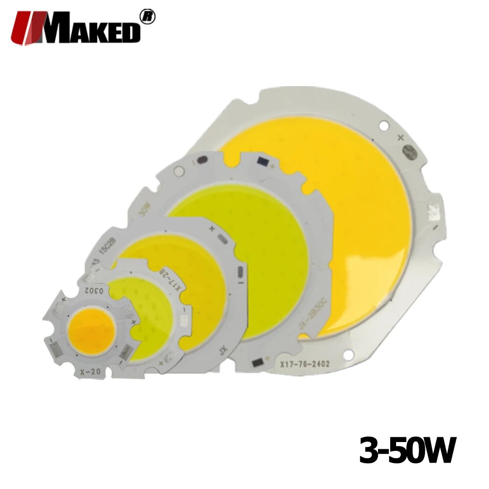 Светодиод COB Umaked D-COB-3 50W Natural White 4500k
